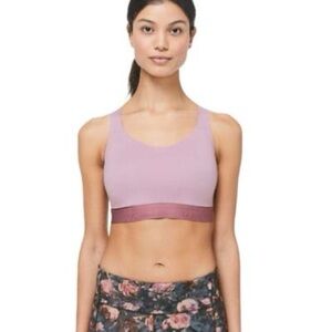 Lululemon The Fine Form Bra in Rose Blush Pink, size 36C